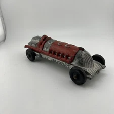 Hubley Vintage Cast Iron #22 Red Indy Race Car 7.5"