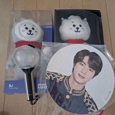 BT21 RJ Plush Doll Winter Ver Fan Light Stick Set BTS Jin Line