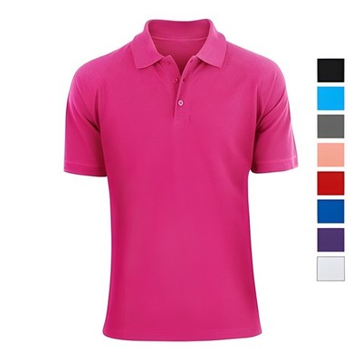 Alta Men's Classic Cotton Short Sleeve Button-Down Polo Golf Shirt S M L XL