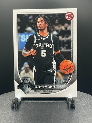 2025-26 Bowman Basketball #145 Stephon Castle, San Antonio Spurs