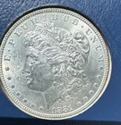 1881 Morgan silver coin – 90% Silver. Brilliant Uncirculated.