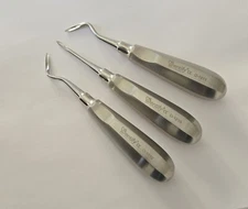 3 Pcs Set Dental Apical Apexo Root Tip Elevator Extraction Surgical Instruments