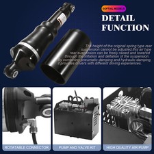 Adjustable Air Ride Mono Shock Suspension Absorber For Harley Softail 2018-2023