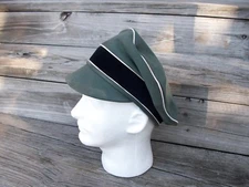 WW2 GERMAN ELITE OFFICER "CRUSHER OLD STYLE WITH CLOTH VISOR!..