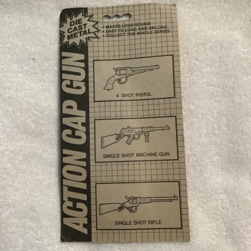 ACTION CAP GUN SINGLE SHOT MACHINE GUN - Picture 5 of 7
