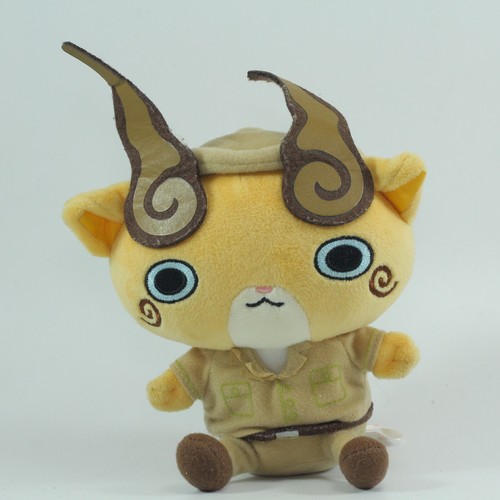 Komasan & Komajiro Treasure Yokai Watch Movie Plush Doll  6" Bandai Kuttari - Imagen 2 de 9