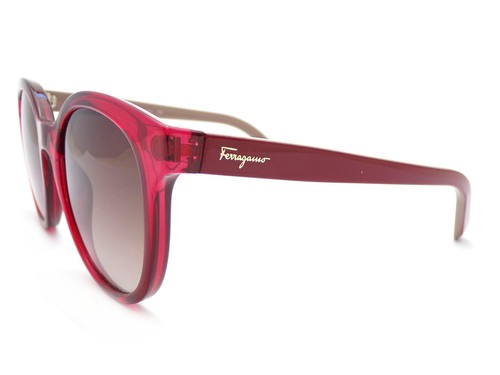 Salvatore Lens Ferragamo Red Womens Crystal 613 Gradient Sunglasses Sf833s 6x6rwqdAYn