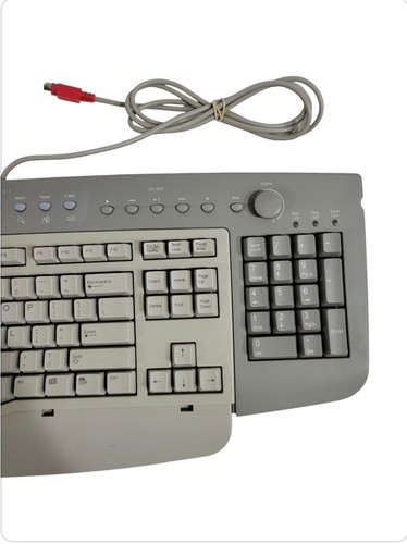 Vintage Hewlett-Packard SK-2506 Ps/2 Wired Multimedia Keyboard 5184-9648 - Picture 4 of 11