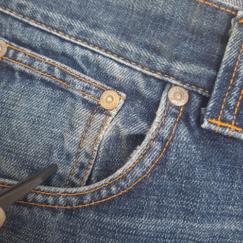 Jeans Nudie Regular Alf Talla W30 L28 Botón Mosca Azul Denim Algodón - Imagen 8 de 22