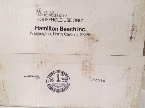 VTG HAMILTON BEACH 12-CUP COFFEE TUNES UNDER CABINET DRIP COFFEE MAKER 892 - Picture 16 of 16