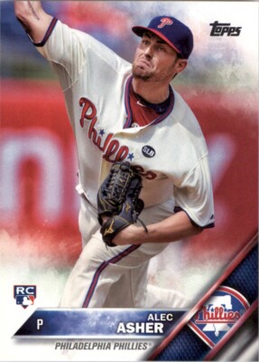 2016 Topps Alec Asher RC Philadelphia Phillies #27 Baseball Card