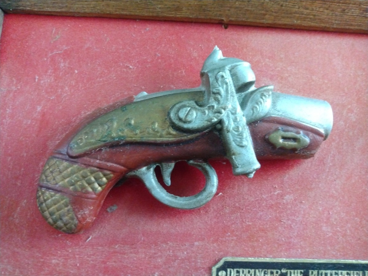 VINTAGE DERRINGER THE BUTTERFIELD FRAMED GUN | eBay