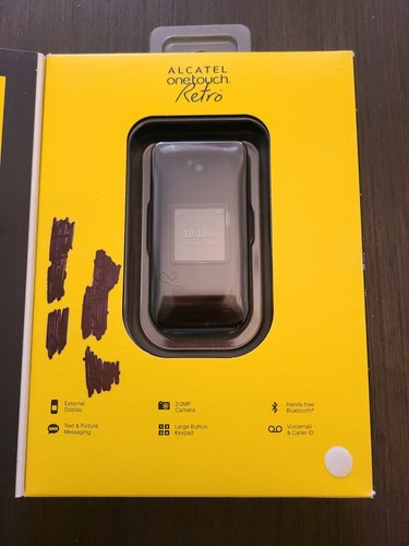 Sprint Alcatel OneTouch Retro Cell Phone No Contract No Credit Check Prepaid NIB - Picture 3 of 4