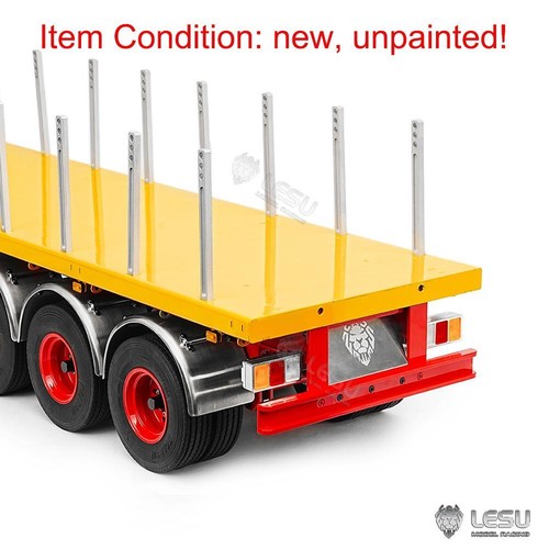LESU 40FT Semi Metal Trailer for 1/14 RC Tractor Truck Remote Control Car Model - Picture 10 of 12