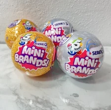 Zuru Surprise-Mini Brands series 2 &3 (Lot Of 4)