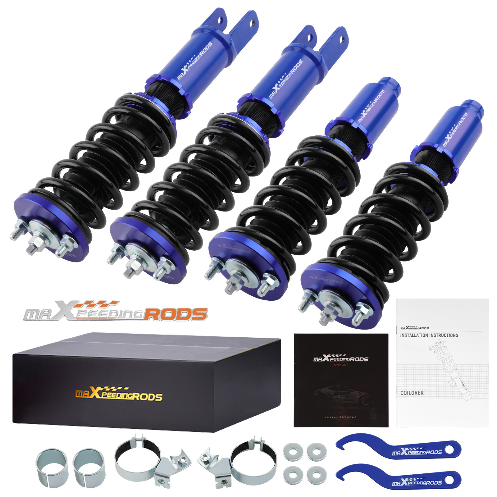 Over Kits For Honda Civic 96-00 Ek Adj. Height Shock Absorbe