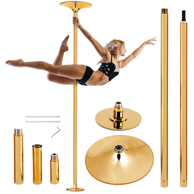 45mm Home Removable Dancing Stripper Pole With Spinning Static Mode  US