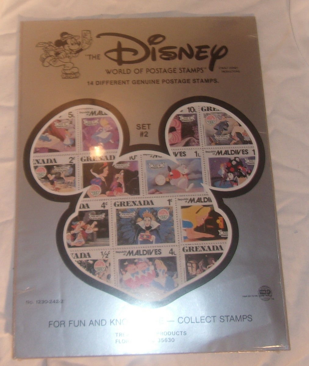 VINTAGE DISNEY THE WORLD OF POSTAGE STAMPS NEW IN PACKAGE