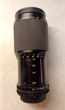 VIVITAR 80-200MM 1:4.5 MC Zoom Lens 58MM w/ Lens Caps Preowned