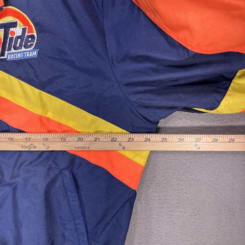 Vintage Nascar Tide Racing Jacket Eagle Ridge Ricky Rudd #5 Mens Sz XL USA 90's - Picture 4 of 11