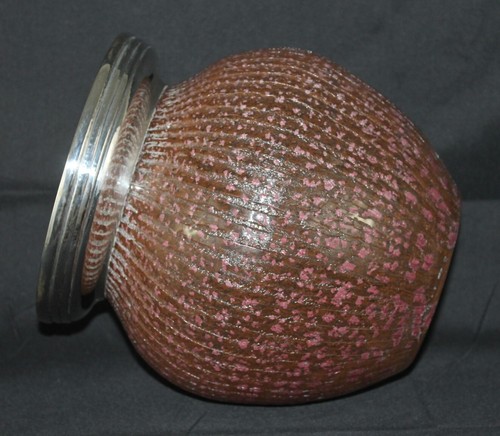 Daum Nancy Jugendstil Glasvasenschüssel. Sterlingsilber 916 - Bild 9 von 16
