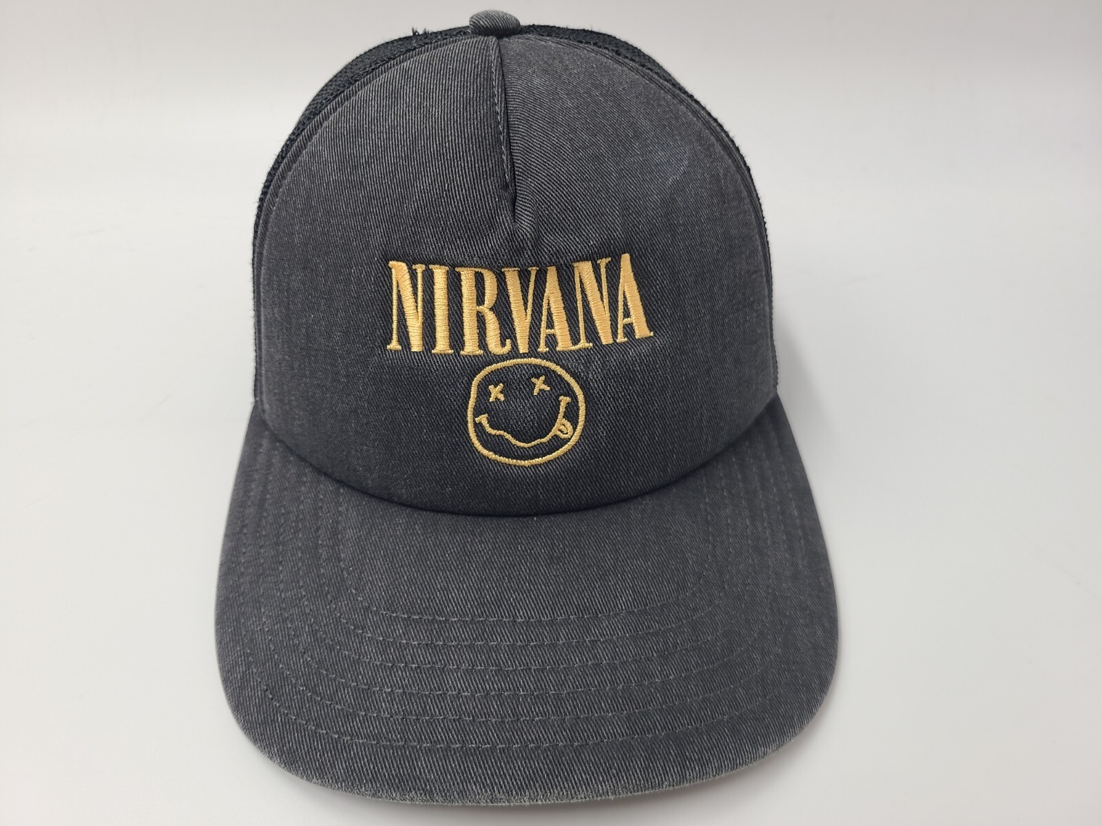 Nirvana American Eagle Mesh Trucker Snapback Hat Cap Baseball Men Women Black