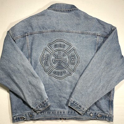 Vintage Tyca Denim Jean Jacket Fire 