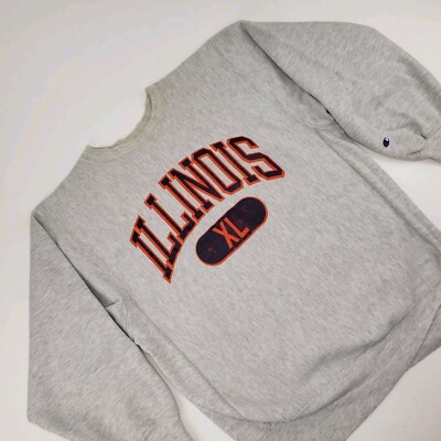 Vintage 90s Champion Reverse Weave Illinois Fighting Illini