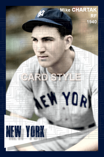 Mike Chartak - 1940 New York Yankees - choose a size - colorized print - Picture 2 of 3