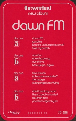 2 LPs/VINYL THE WEEKND – DAWN FM - Bild 10 von 10
