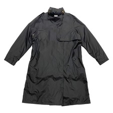 Sonia Rykiel Women's Lined Rain Coat | Vintage High End Luxury Designer Black