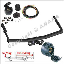 AHK ES7 für Nissan Almera Tino V10 2000-2007 Anhängevorrichtung Anhängerkupplung