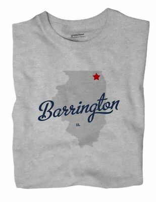 Barrington Illinois IL Ill T-Shirt MAP