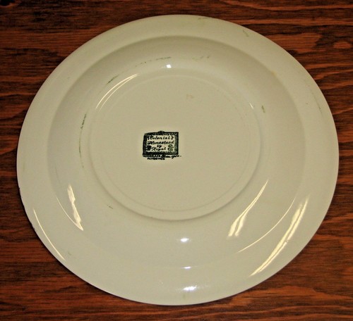 Vintage Colonial Homestead by Royal Green Round Dinner / Serving Plate 12 1/4" - Picture 3 of 3