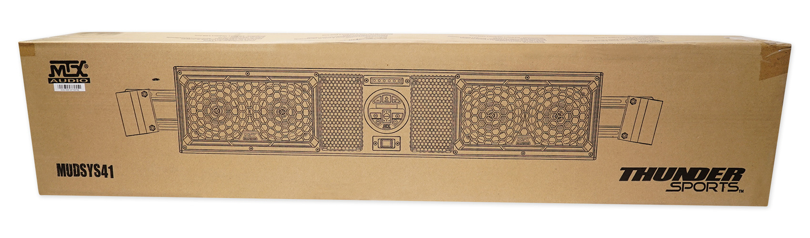 Звуковая панель Marine Rollbar Rollcage с 4 динамиками Bluetooth для Can-Am Maverick