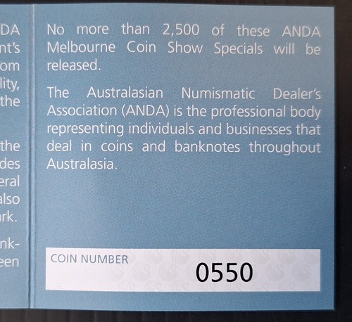 2011 Australia Celebrate: Heard & McDonalds Is ANDA 1oz Silver (.999) $1 Coin - Afbeelding 5 van 6