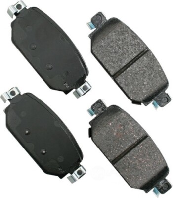 Disc Brake Pad Set-ProACT Ultra Premium Ceramic Pads Akebono ACT2042