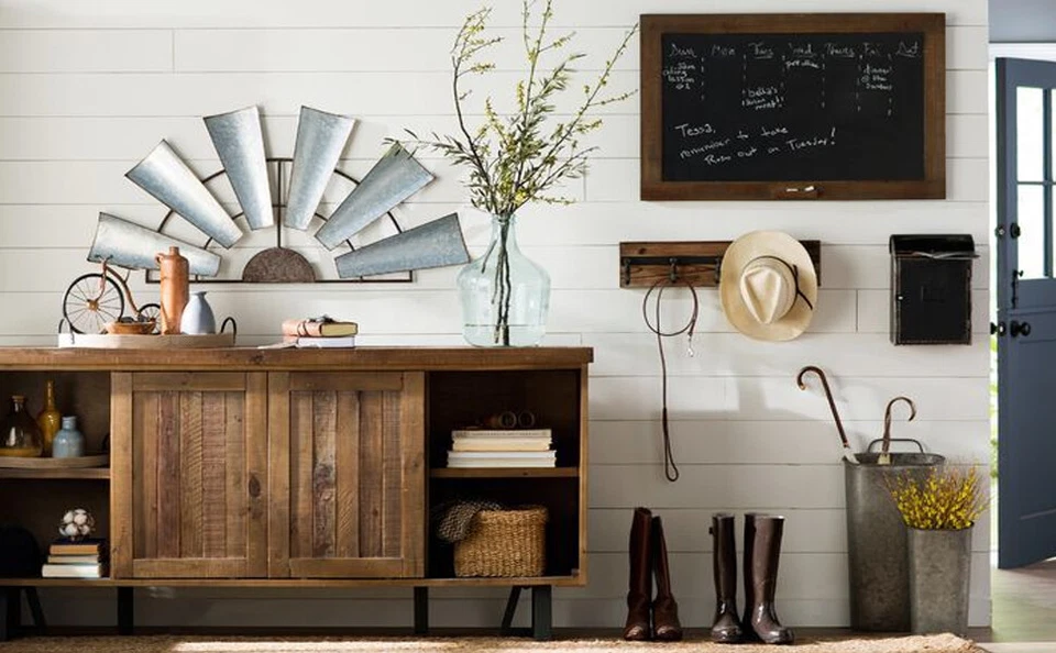 KAV Wooden Frame Wall Mounted Bulletin Blackboards with Chalk and Eraser - Image 4 of 4