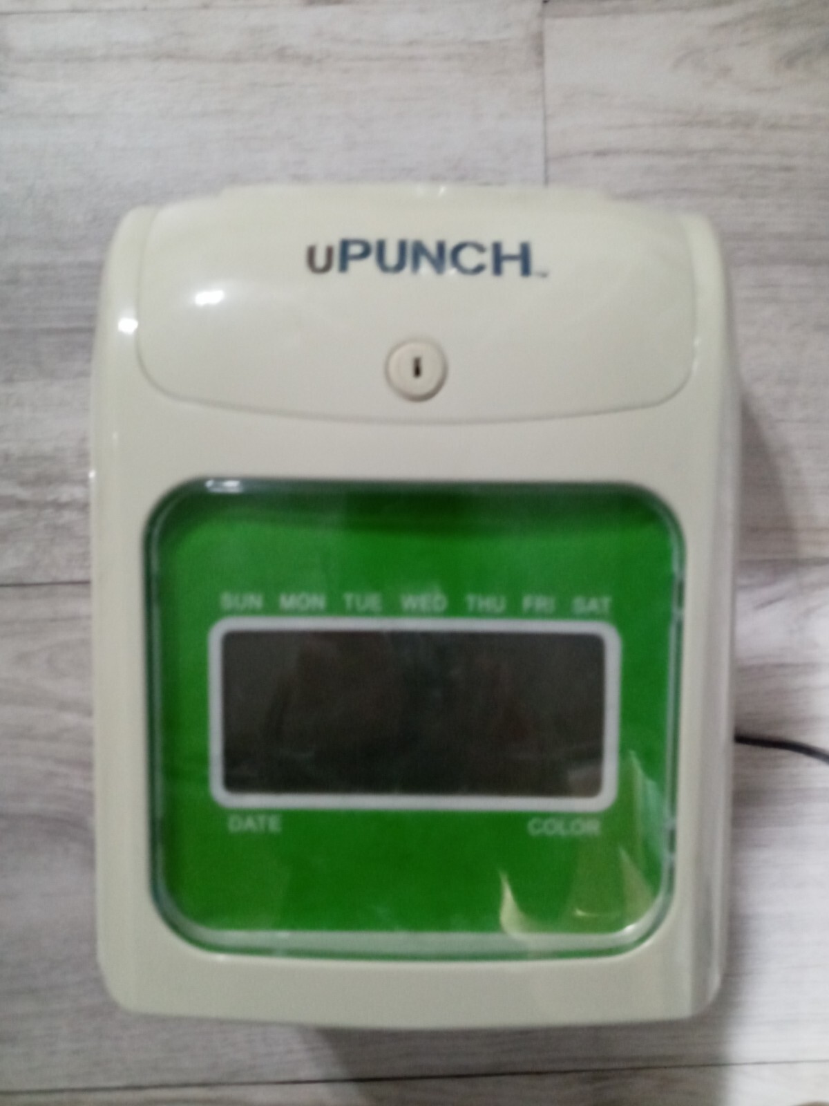 UPunch HN3000 Digital Time Clock with Power Adapter No Key Non Calculating