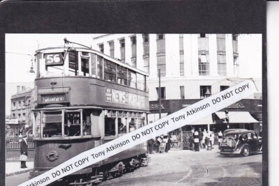 LONDON TRANSPORT - STRASSENBAHN NR. 1867 @ ELEFANT AUF ROUTE 56 - FOTO - #REF. B7875