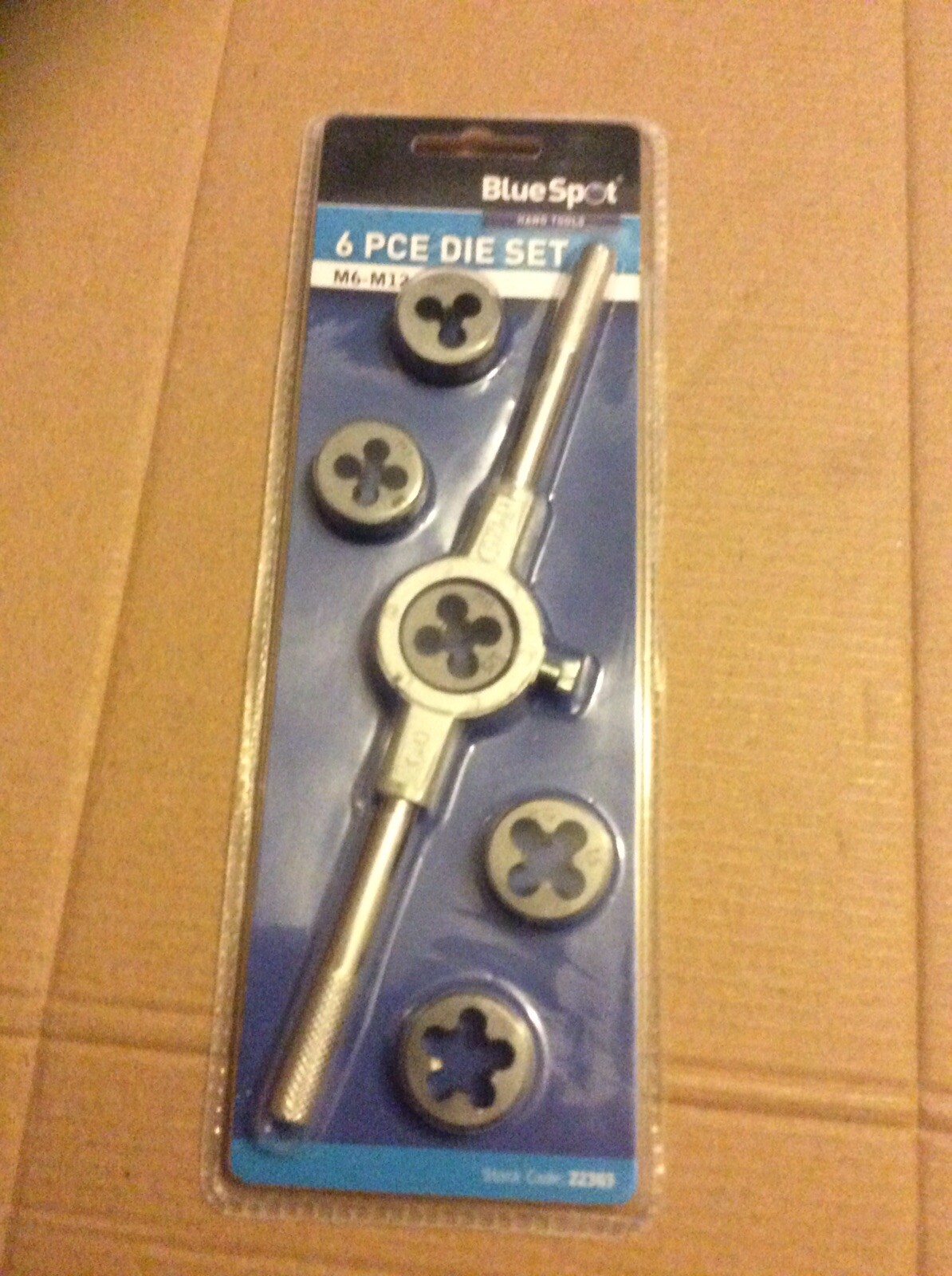 Bluespot 6 Pce Die Set Metric M6-M12