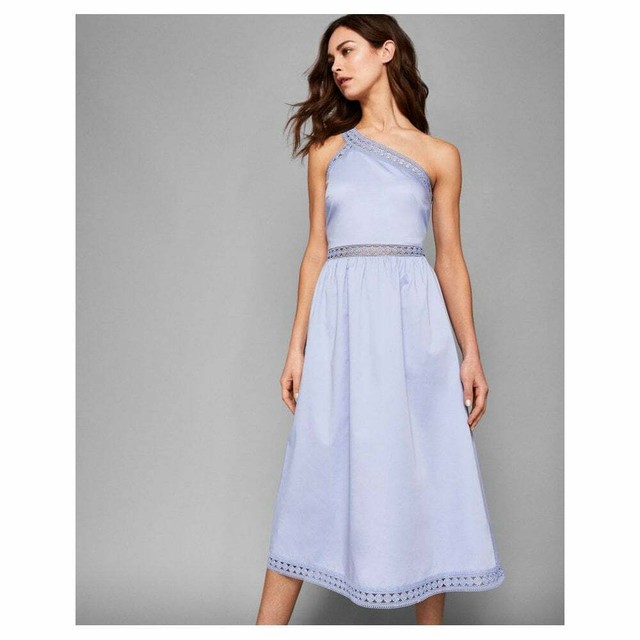 ted baker one shoulder dress