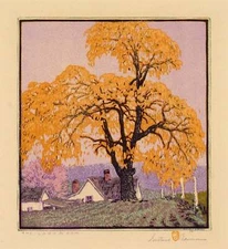 The Landmark By Gustave Baumann Quality Print - Frame Me