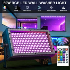 120W RGBW 288LED Wall Wash Light Strobe DMX Stage DJ Beam Light Party Show Light