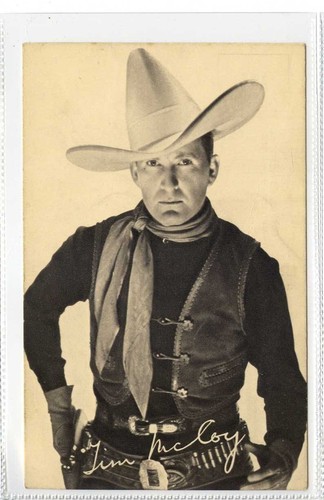 (Gc4836) Actor estadounidense, Tim McCoy, sombrero de vaquero, fotograbado real - Imagen 3 de 4