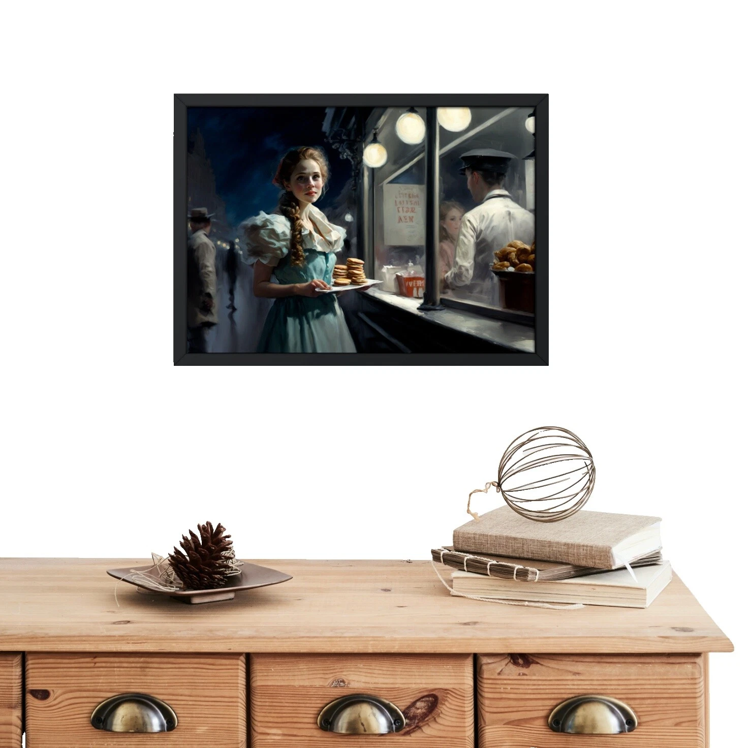 El realismo de pósteres Artísticos de Modelo