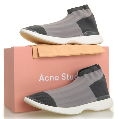 Acne Studios Tristan Low Grey Sock Sneakers Mens US 12 (EU 45)