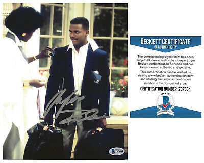 Alfonso Ribeiro signed Carlton Fresh Prince of Bel-Air 8x10 photo proof Beckett COA STAR Alfonso Ribeiro signed Carlton Fresh Prince of Bel-Air 8x10 photo proof Beckett COA STAR