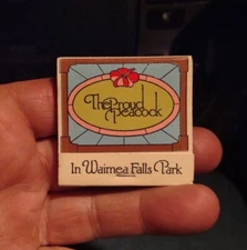 Vintage The Proud Peacock Hawaii Collectible Advertising Full Matchbook NOS