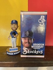 2018 BILOXI SHUCKERS BRANDON WOODRUFF SGA BOBBLEHEAD BREWERS ~ NIB